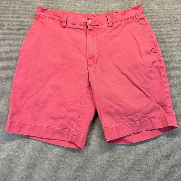 Polo Ralph Lauren Shorts Measured Size 32 Classic Fit Pink Salmon 8.5" Inseam - Picture 1 of 9